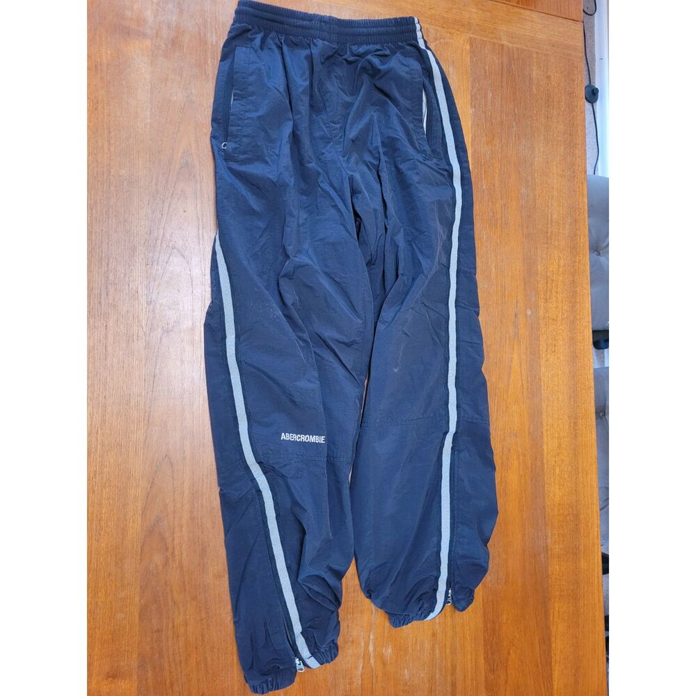 Abercrombie Performance Navy Track Pants Vintage Small